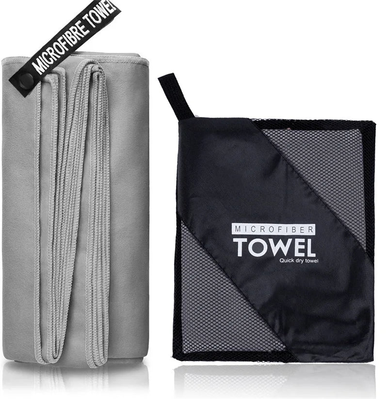 Quick-Drying Sports Towel 40x80/80x160CM Blue Grey Green Orange Swimming Gym Fitness Camping Running Beach Washcloth Towels