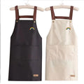 Kitchen Household waterproof and antifouling large pocket hotel restaurant coffee shop food Western pastry work clothes apron